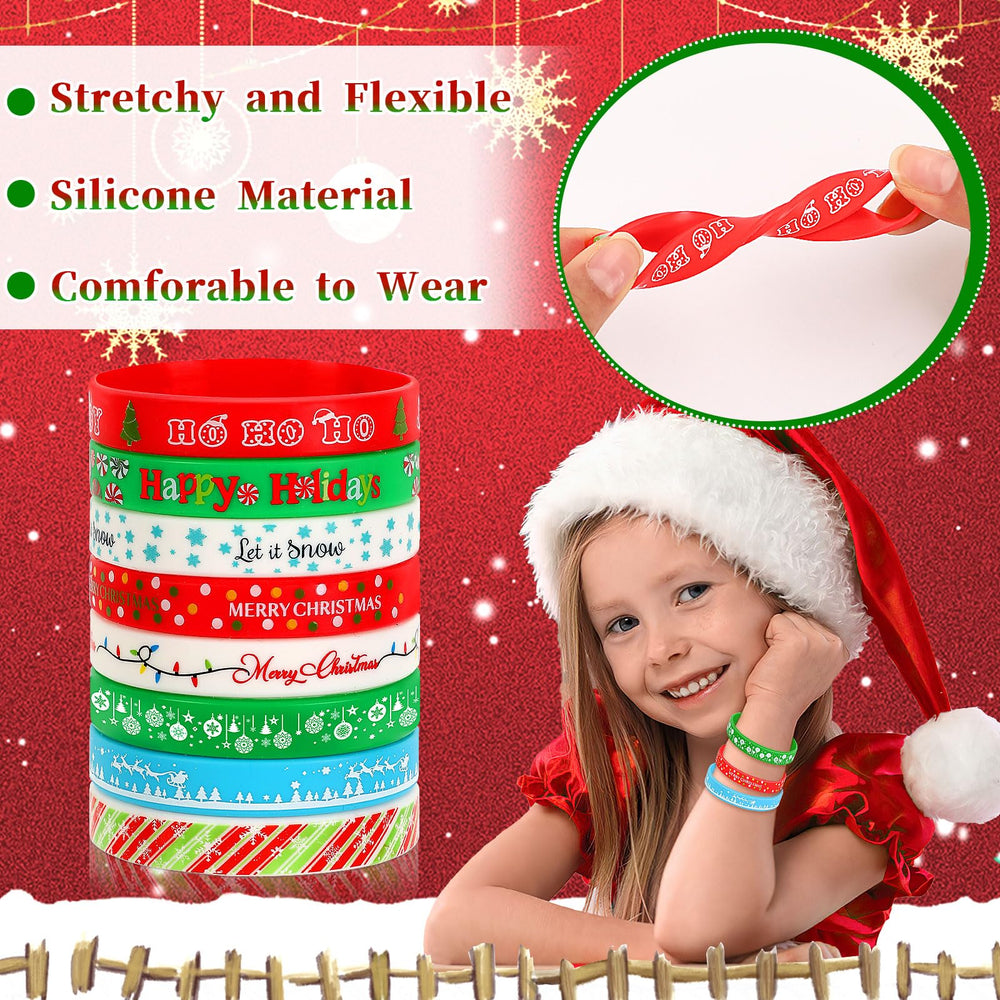 JUNEBRUSHS gift-pattern wristband doubles as party favors and decorations.