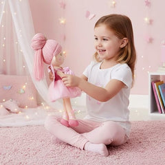 June Garden Anastasia with embroidered eyes and smile for tender role-play.