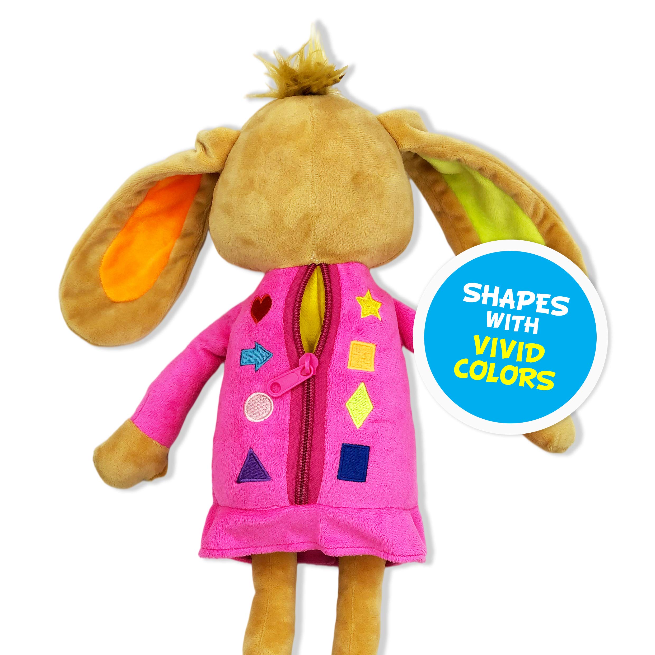 June Garden Dressy Friends Bunnie 16-inch plush ideal for toddler hugs.