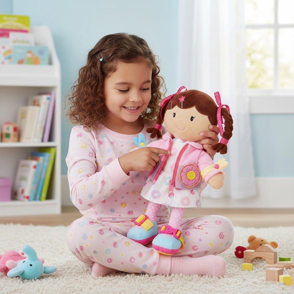 June Garden Dressy Friends Daisy soft plush and comforting touch