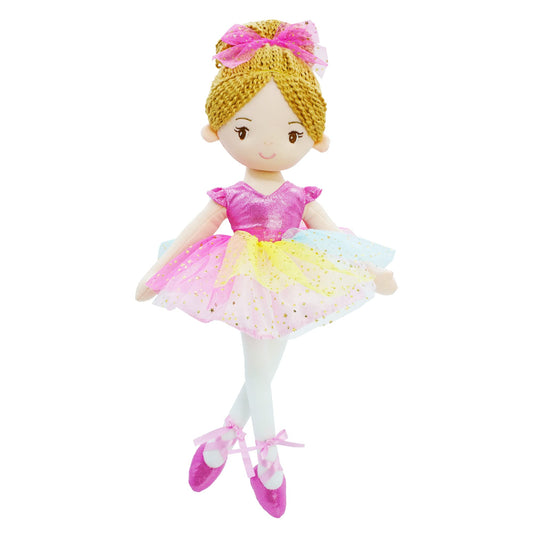 June Garden Polina ballerina doll full view for comforting, imaginative play.