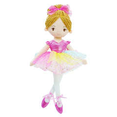 June Garden Polina ballerina doll full view for comforting, imaginative play.