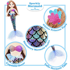 June Garden Tifara mermaid blue tail shimmer enhances storytelling visuals.