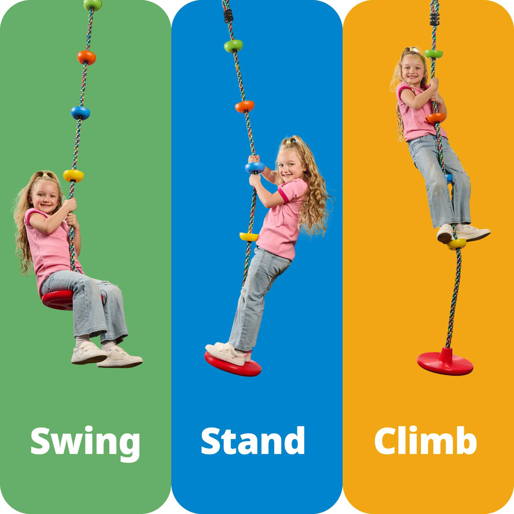 Jungle Gym Kingdom locking carabiner for secure swing setup