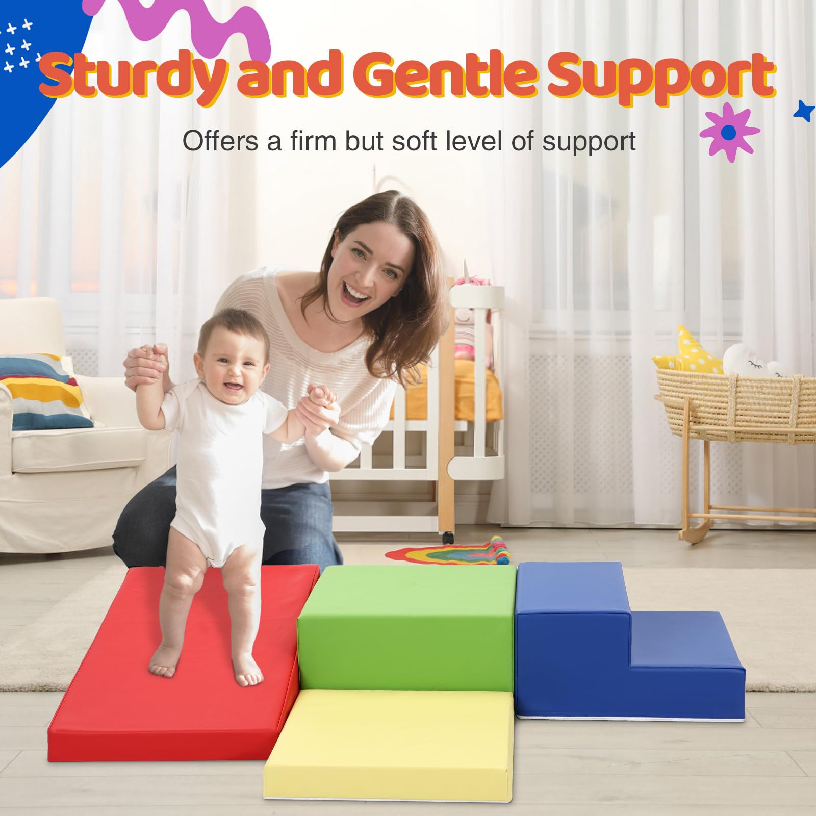 JungleDove leather-surface blocks are waterproof and easy to clean.