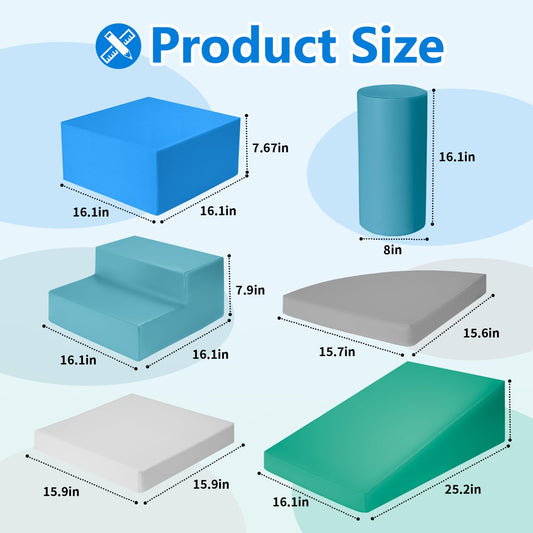 JungleDove foam climbing blocks large rectangle supports stacking and imaginative obstacle courses.
