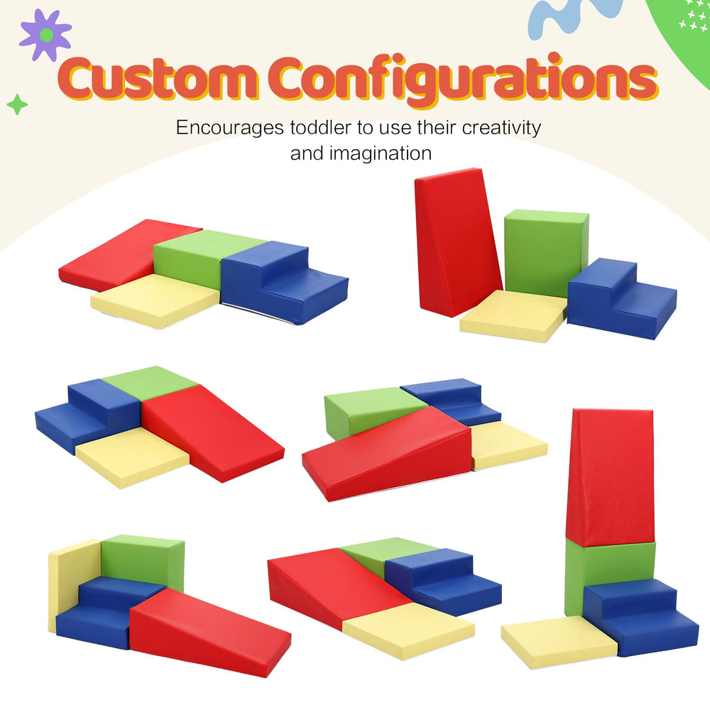 JungleDove blocks with velcro connections for quick, stable setups.