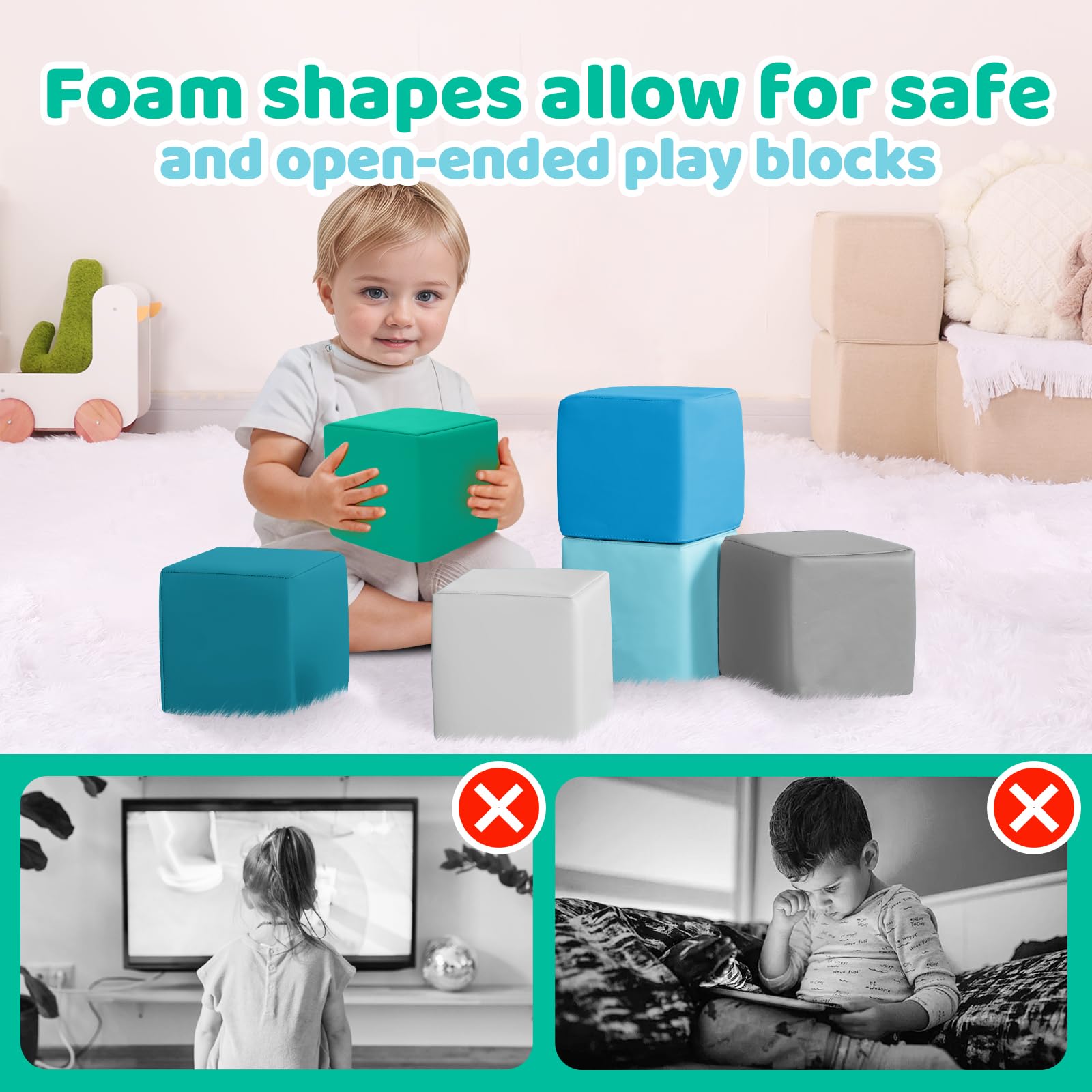 JungleDove gift idea foam blocks ideal for birthdays and busy playrooms.