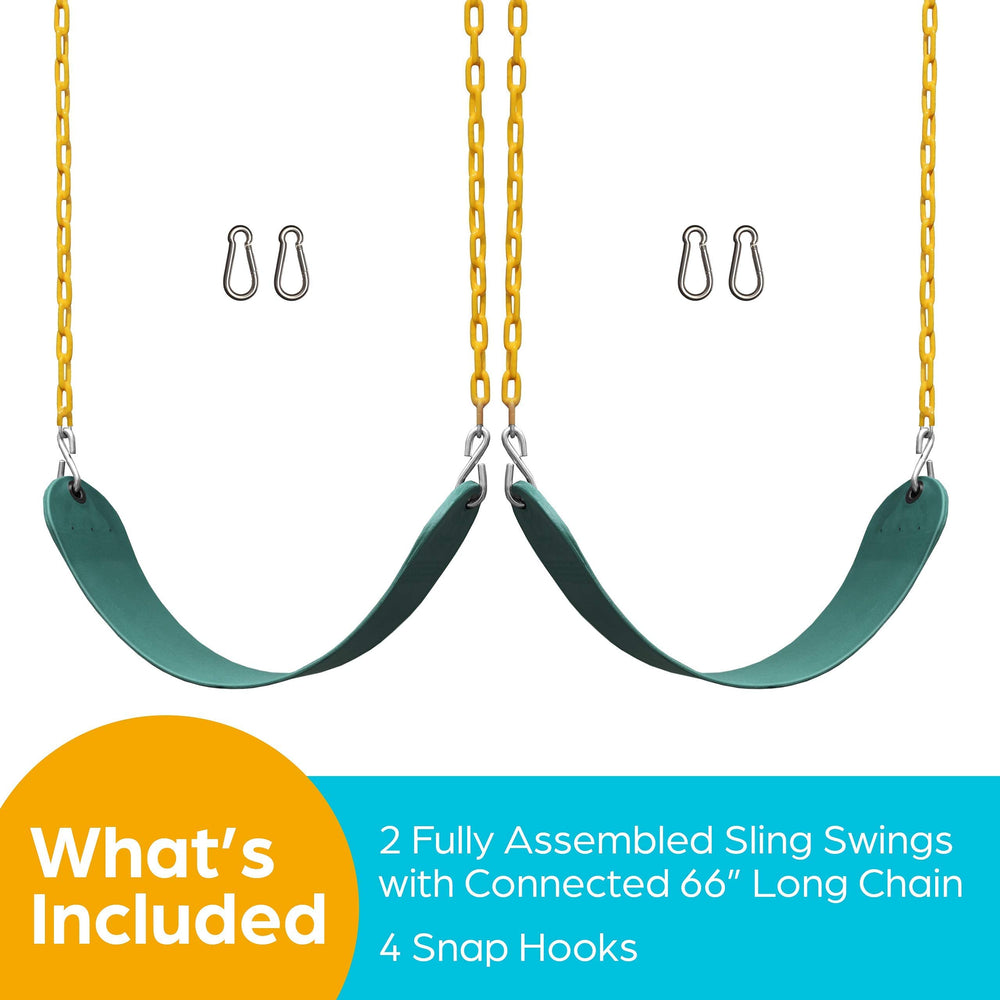 Jungle Gym Kingdom backyard installation shows easy, ready-to-hang setup