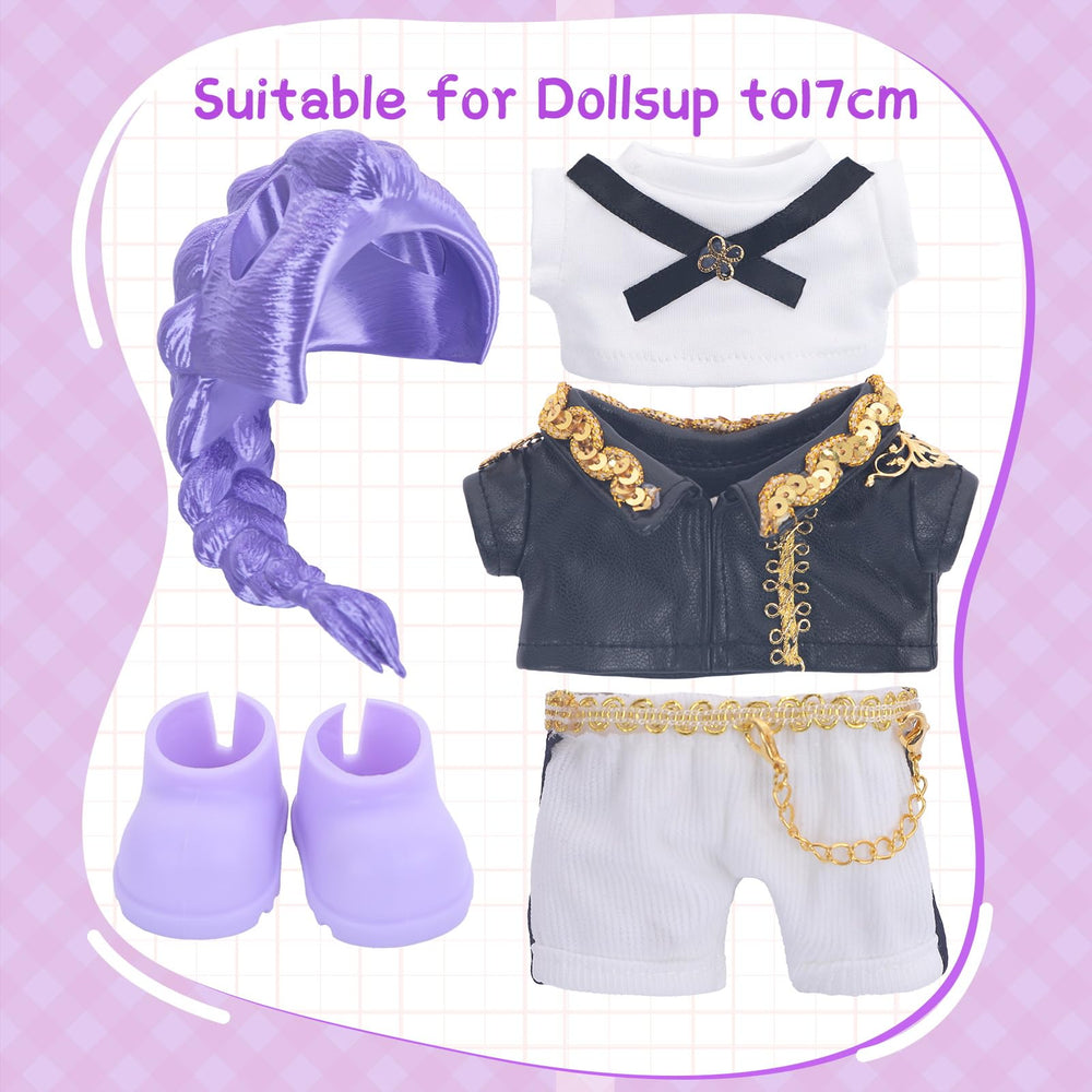 JUNIQUTE K-pop clothes set for 17cm dolls enables imaginative styling and photo-ready moments.