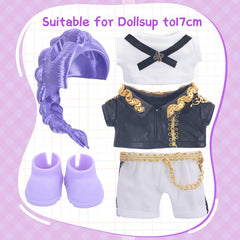 JUNIQUTE K-pop clothes set for 17cm dolls enables imaginative styling and photo-ready moments.