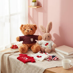 Junkin bear clothes washable and reusable for repeated dress-ups and keepsake sharing
