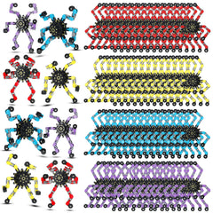 Junkin 100-piece fidget toy set in bright colors for sharing and desk play.