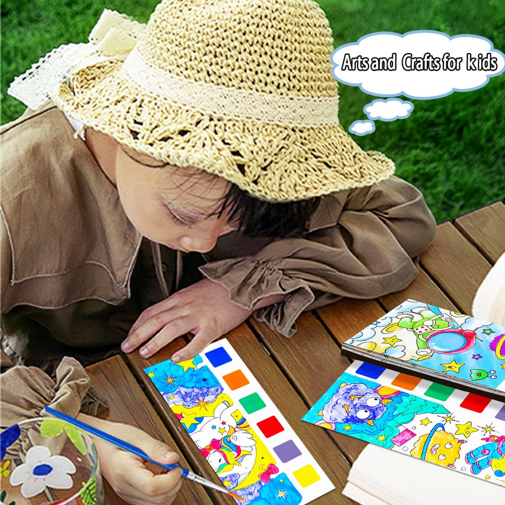 Junqiu non-toxic pigments ensure safe painting for kids.