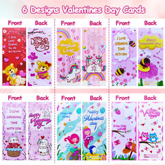 Junqiu valentines cards ready for names, personalized exchanges