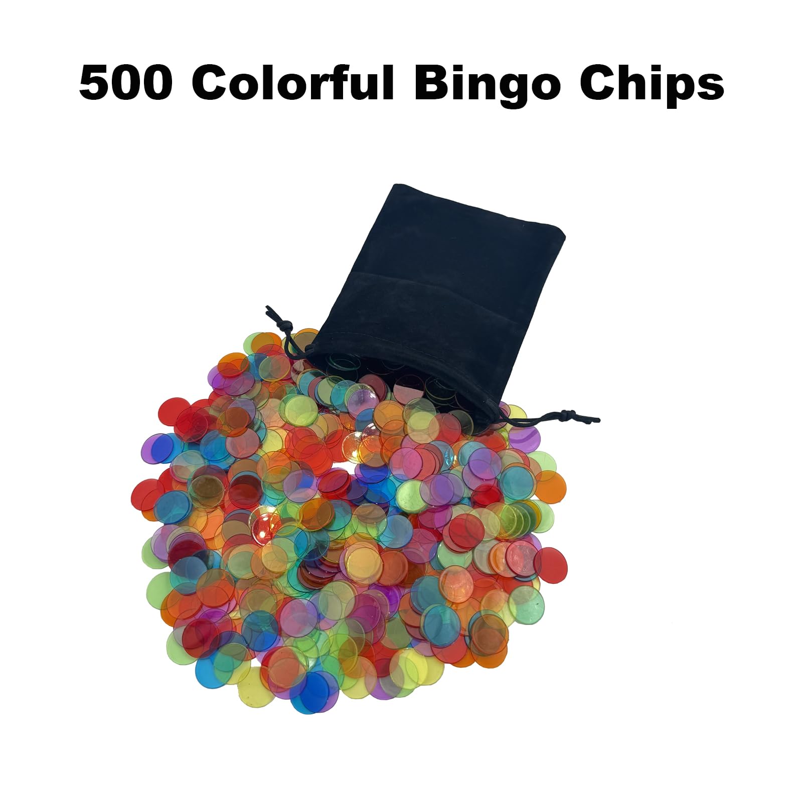 JUNWRROW 500 Colorful Bingo Chips add vibrant scoring to game nights