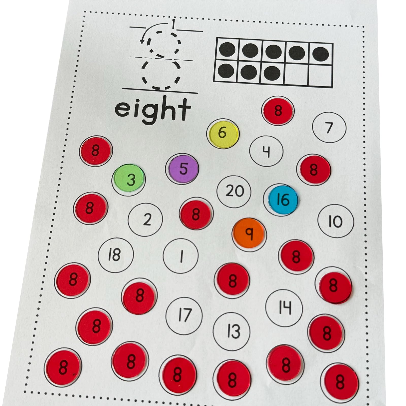 JUNWRROW durable, clear markers create engaging game night setups