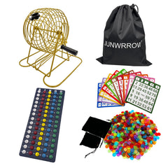 JUNWRROW Deluxe Bingo rotary cage providing smooth spins for reliable draws