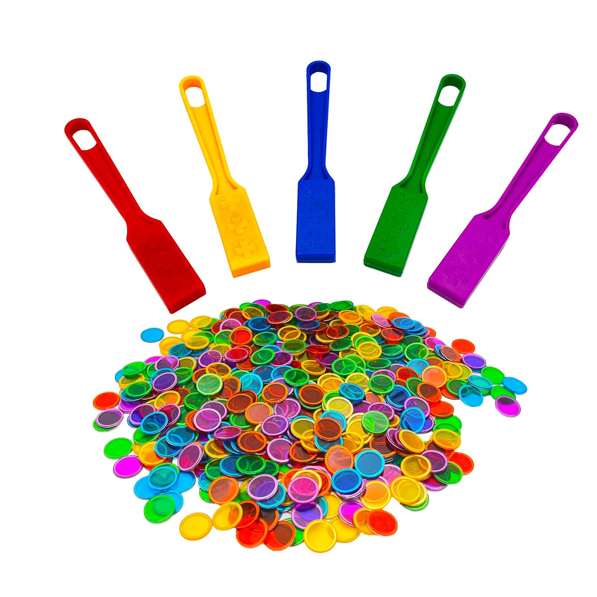 Junwrow magnetic bingo wand with chips set for interactive group play