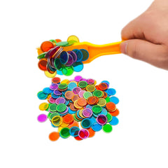 Junwrow wand attracts metal chips for engaging bingo and educational activities