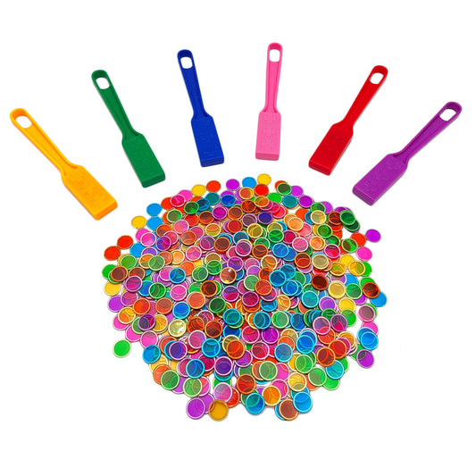 JUNWRROW magnetic bingo wand with chips for group play.