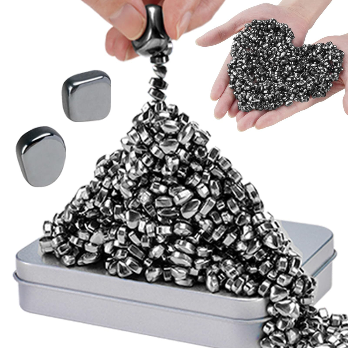 JUNYANG magnetic balls collection shown on desk for focused play