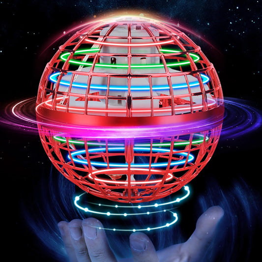 Junywell Flying Orb Ball Toy glowing LEDs for exciting indoor or outdoor play.
