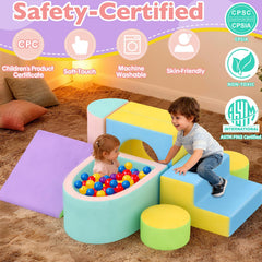 JUOIFIP climbing blocks expand from 6 to 8 pieces for versatile layout options.