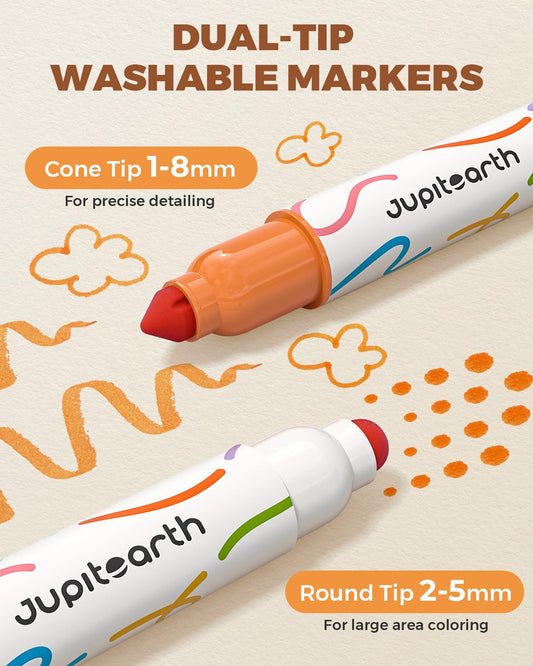 JUPITEARTH round-tip marker ideal for quick fills and broad areas.