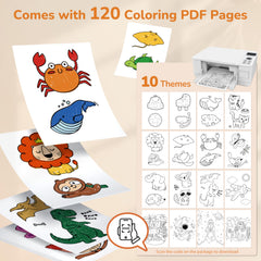 JUPITEARTH easy-grip crayons fit little hands for comfy coloring.
