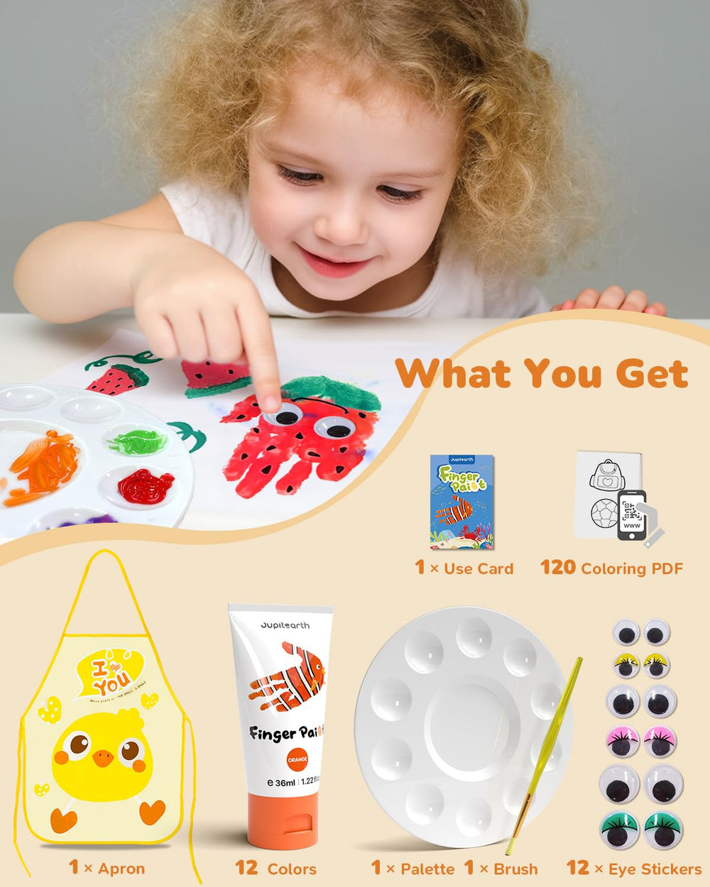JUPITEARTH eye stickers bring drawings to life on art projects
