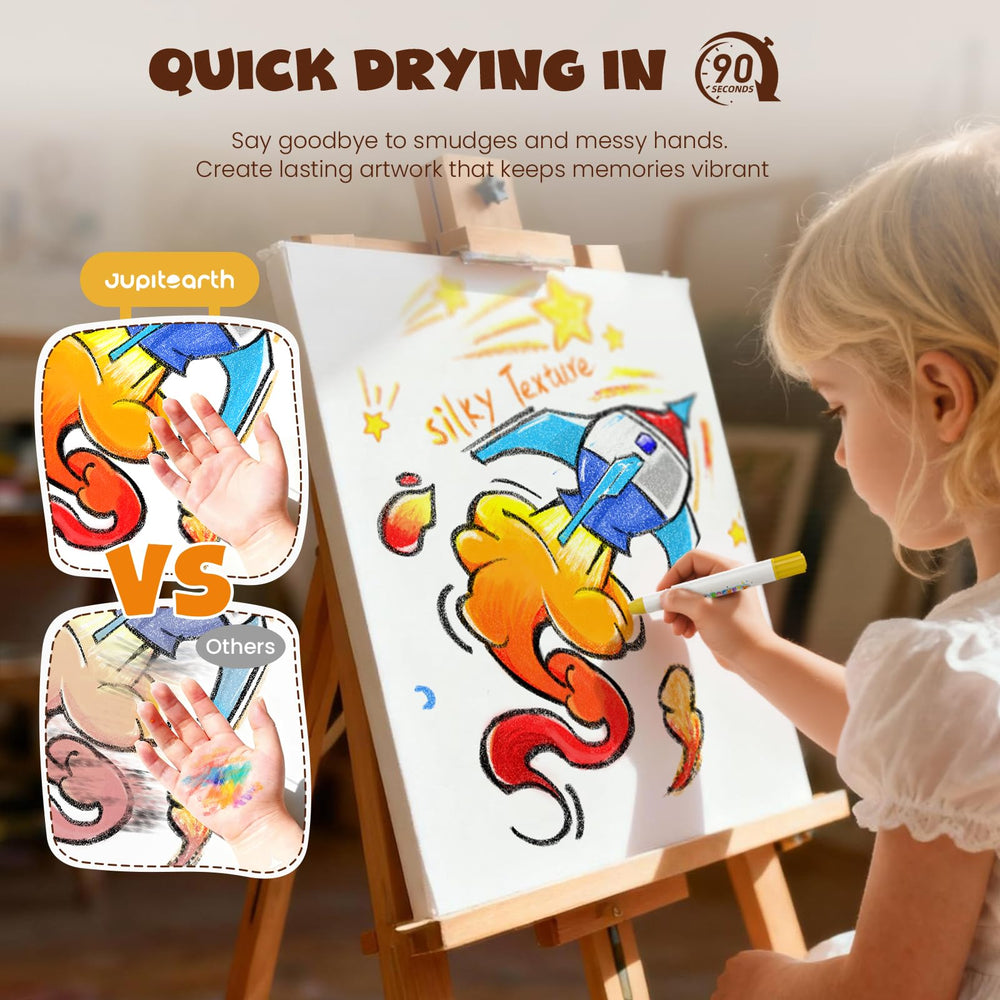 JUPITEARTH quick-dry formula reducing wait time between layers