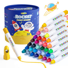 JUPITEARTH rocket cap design for mess-free painting sessions