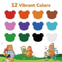 JUPITEARTH twist-action design supports curious toddlers' fine motor skills.