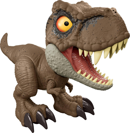 Jurassic World Roar Command T-Rex front view with dino speak feature for imaginative play