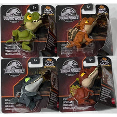Jurassic World Snap Squad Attitudes Tyrannosaurus Rex figure for dynamic display and imaginative play.