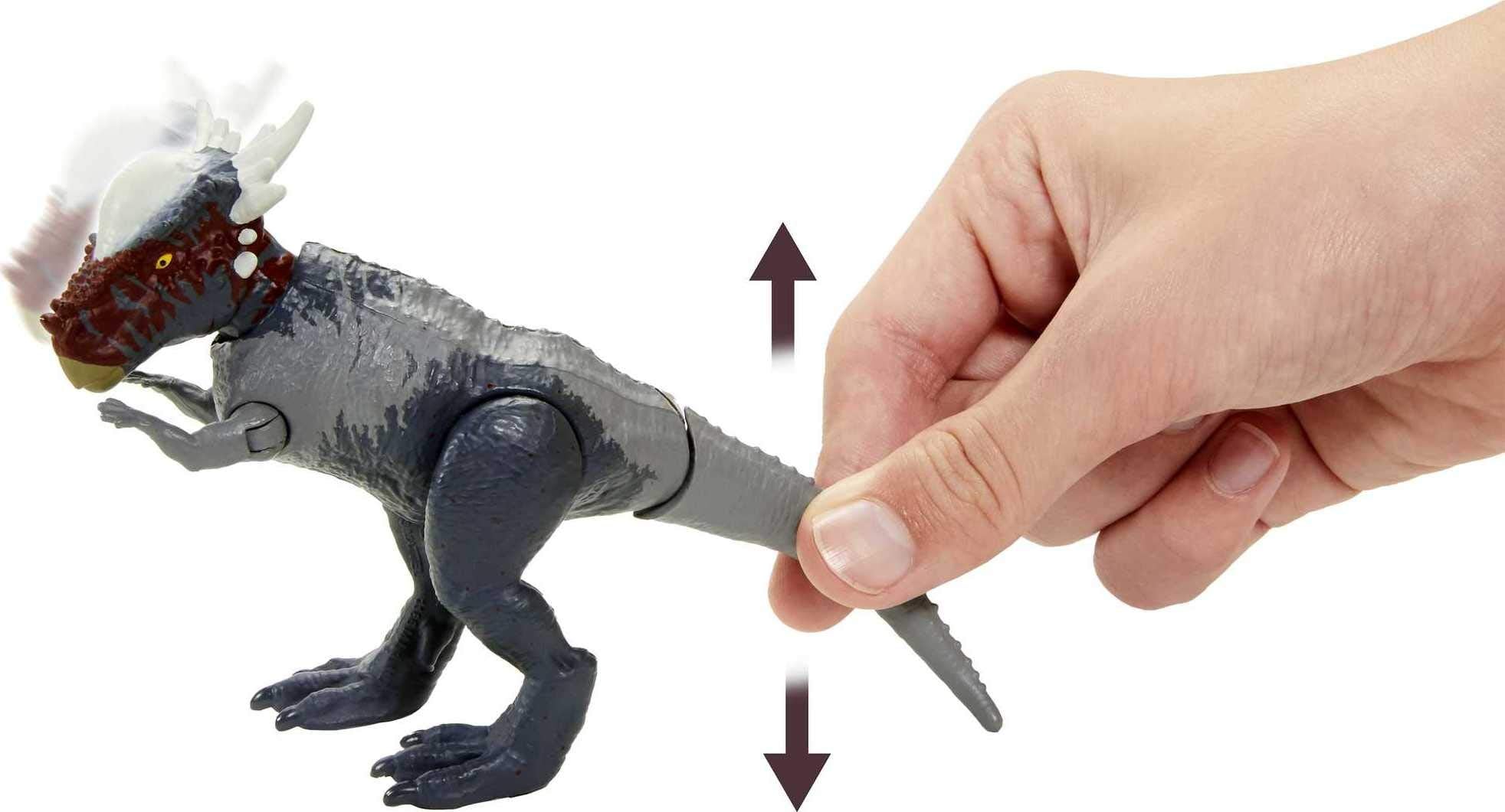 Jurassic World Stygimoloch Stiggy attack move highlighting Savage Strike action