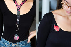 Just Funky Akatsuki necklace, subtle anime flair for everyday wear