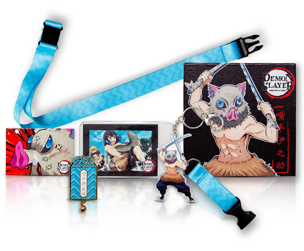 JUST FUNKY Demon Slayer Inosuke enamel pin for backpack or jacket flair