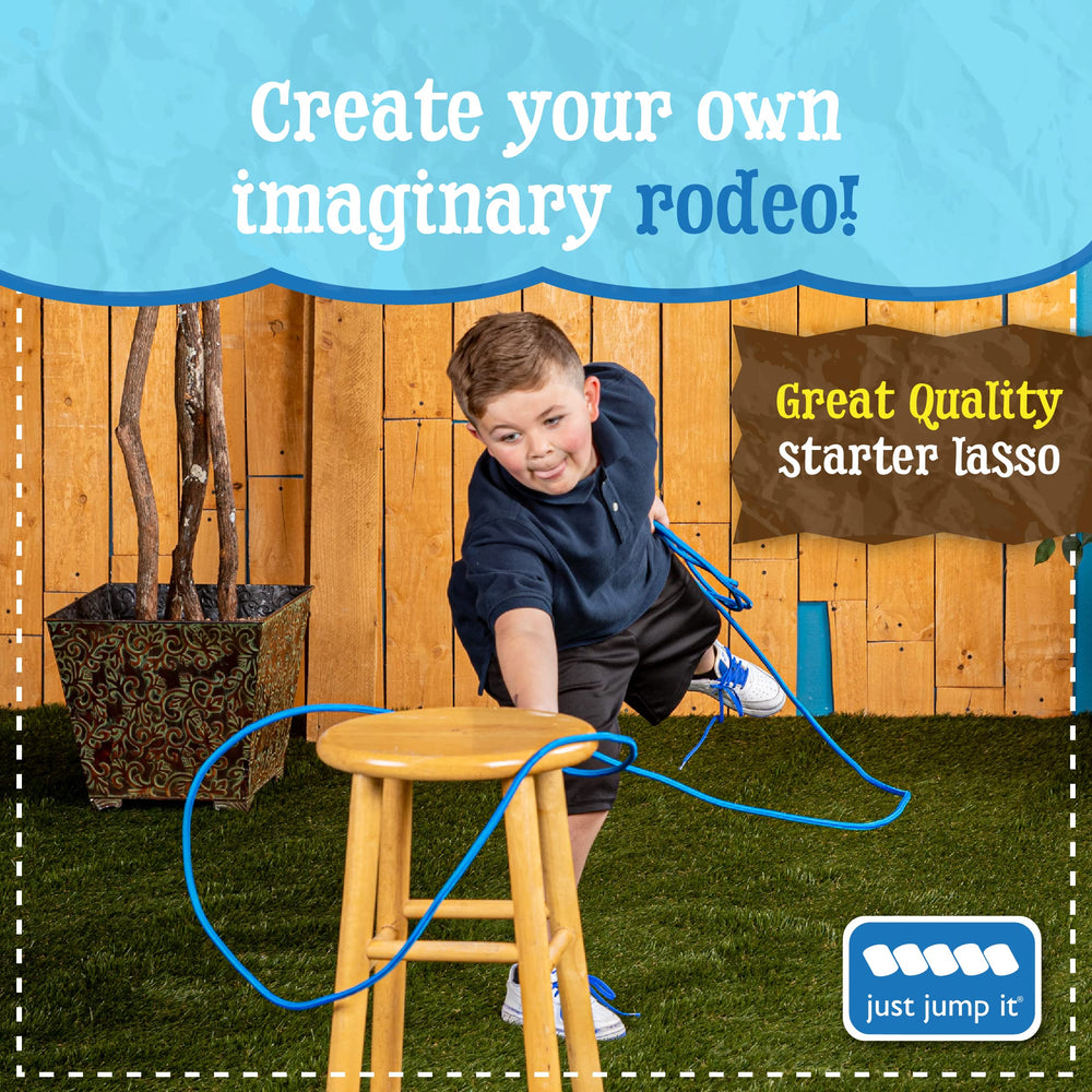 Just Jump It Lil Lariat 20ft green lariat offers safe, engaging learn-to-throw moments