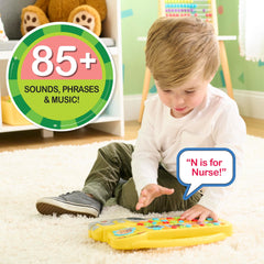 Just Play Cocomelon Learning Bus batteries included for immediate play.