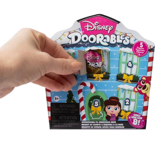 Just Play Disney Doorables countdown pack figure wrapped for exciting unboxing and surprise appeal