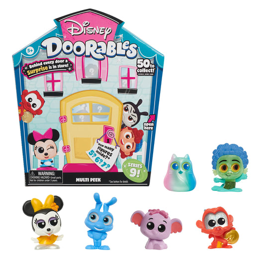 Just Play Disney Doorables box reveals a house-themed blind box for kids.