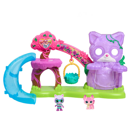 Just Play Disney Jr. SuperKitties Su-Purr Wild Playset slide enhances imaginative playtime for kids