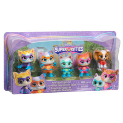 Just Play Disney Junior SuperKitties Hero Squad Sparks figure for action poses