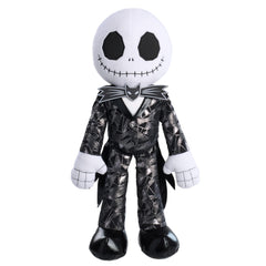 Just Play Jack Skellington plush front view for display and cuddling