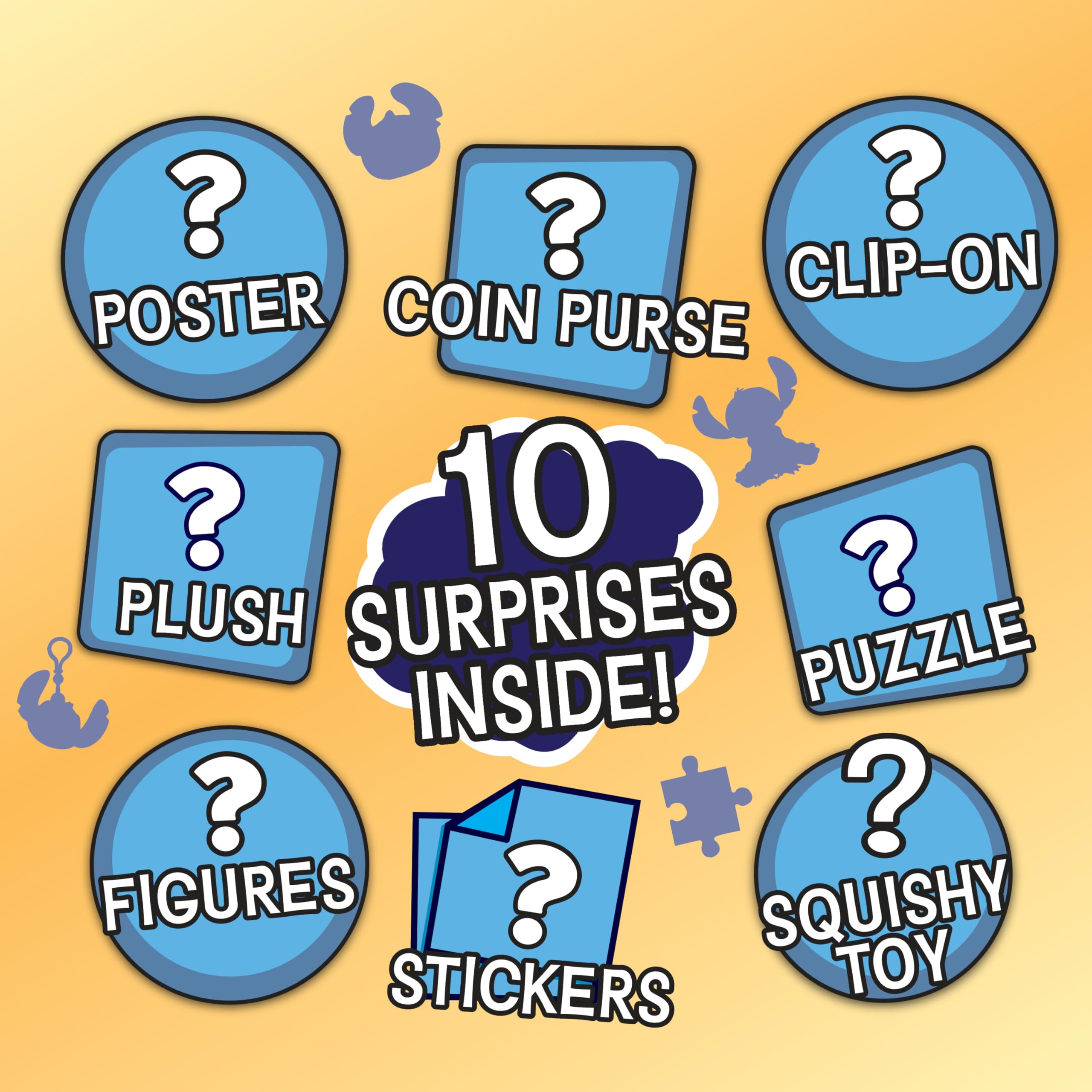 Just Play Stitch Jumbo 2-inch figures set for imaginative storytelling.