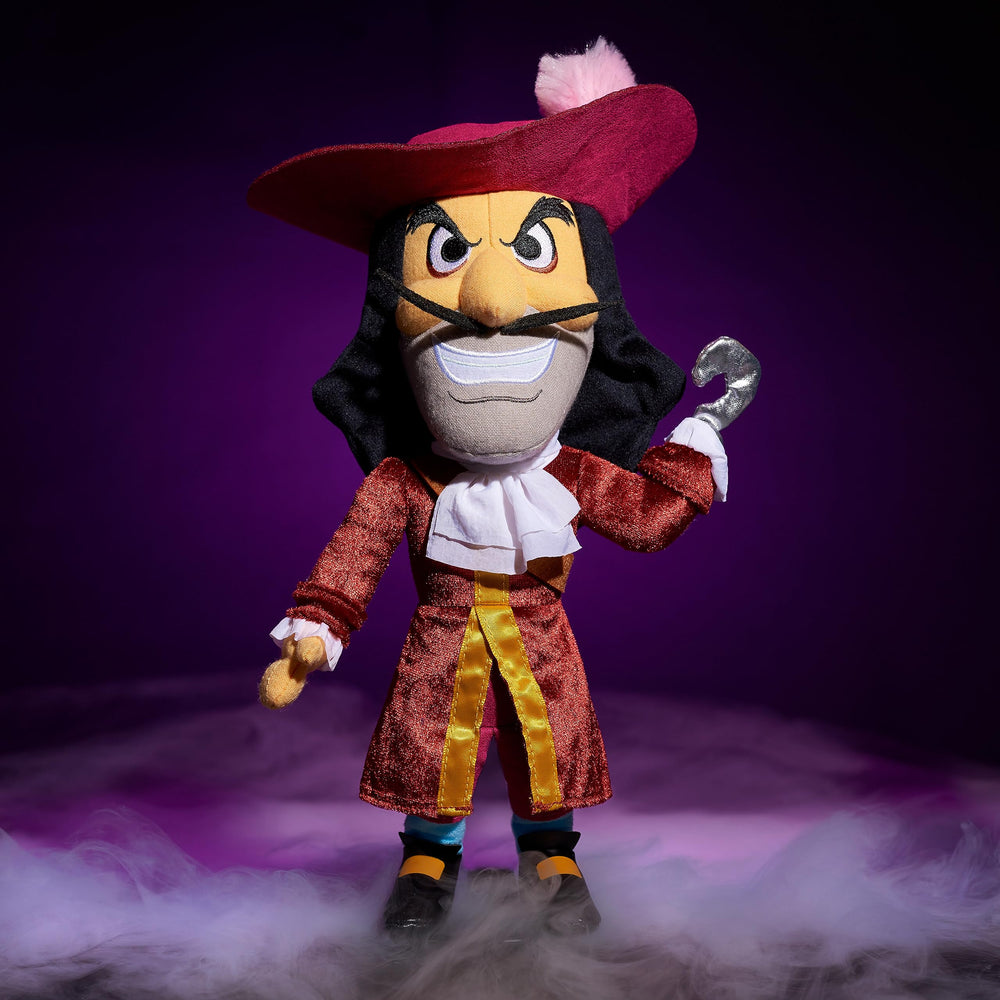 Just Play Captain Hook plush in window display box for collectors