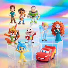 Just Play Disney100 Lightning McQueen figure, ideal for race-themed play.