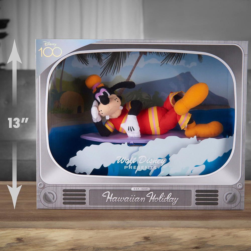 Just Play Disney100 Walt Disney Presents diorama captures classic animation nostalgia.